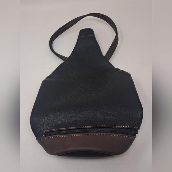 Vintage Mouflon Canada Real Leather Wine Bottle Flask Carrier Bag Carry Handle - Picture 4 of 7